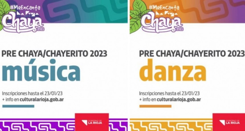 Convocatoria abierta para Pre Chaya y Chayerito 2023