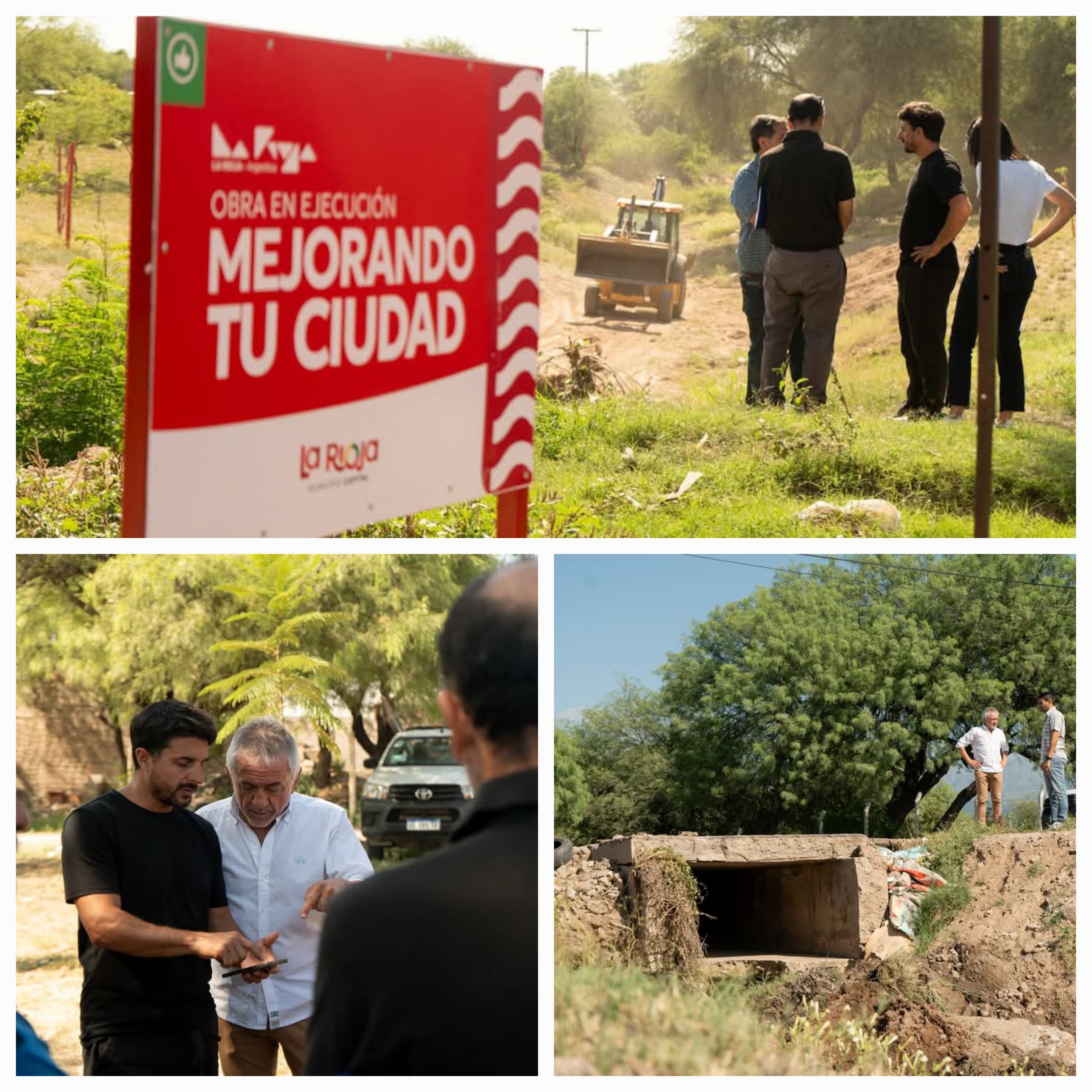 El Municipio de la Capital inició obras en vías de ingresos al B° Los Naranjos. 