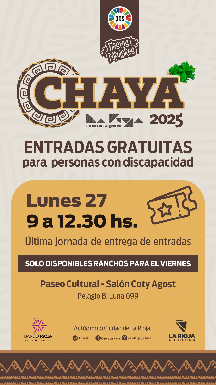 El COE informó que hay 7 evacuados en Chamical.