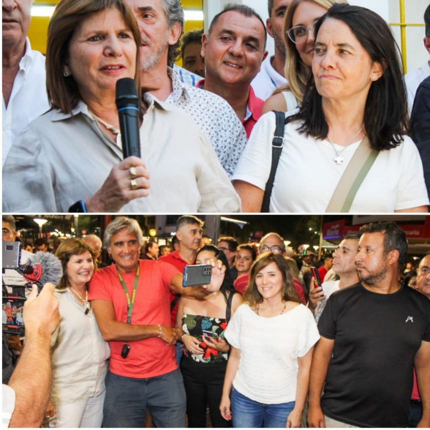 Guillermo Galvan y Luciana de León acompañaron a Bullrich en encuentro de Legisladores