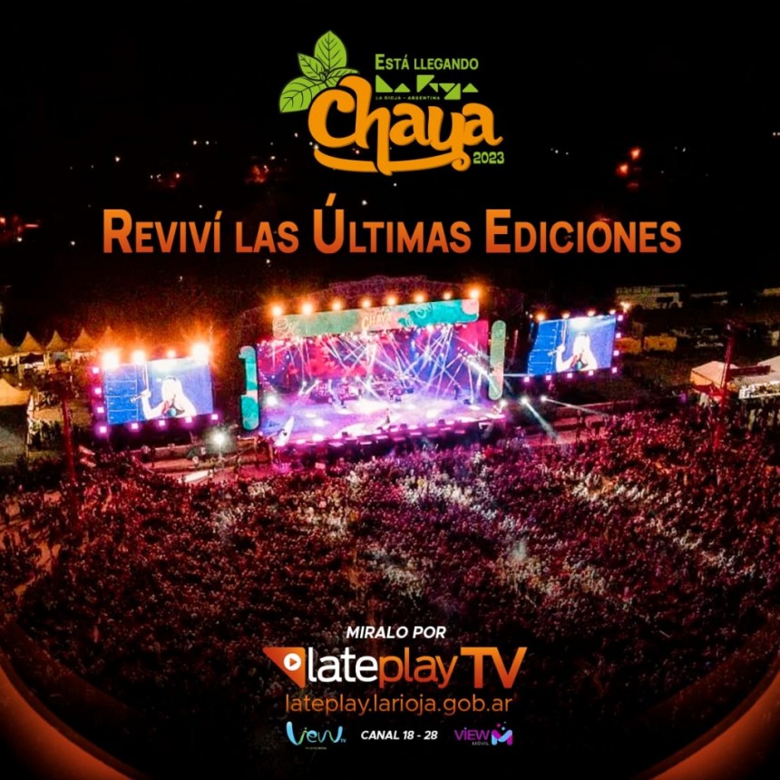 En febrero todo el contenido de Late Play tendrá relación con La Chaya