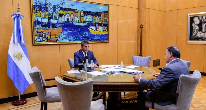 Quintela se reunió con Massa y garantizó el envío de fondos para la provincia 