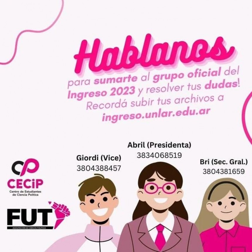 La Carrera de Licenciatura en Ciencia Política te invita a formar parte este 2023.
