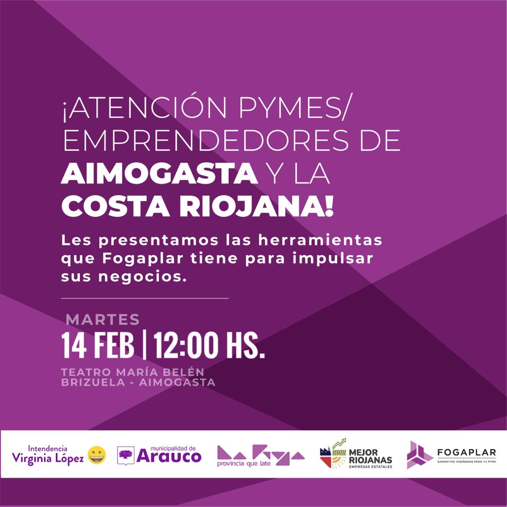 Fogaplar presentará charla para Pymes en Aimogasta 