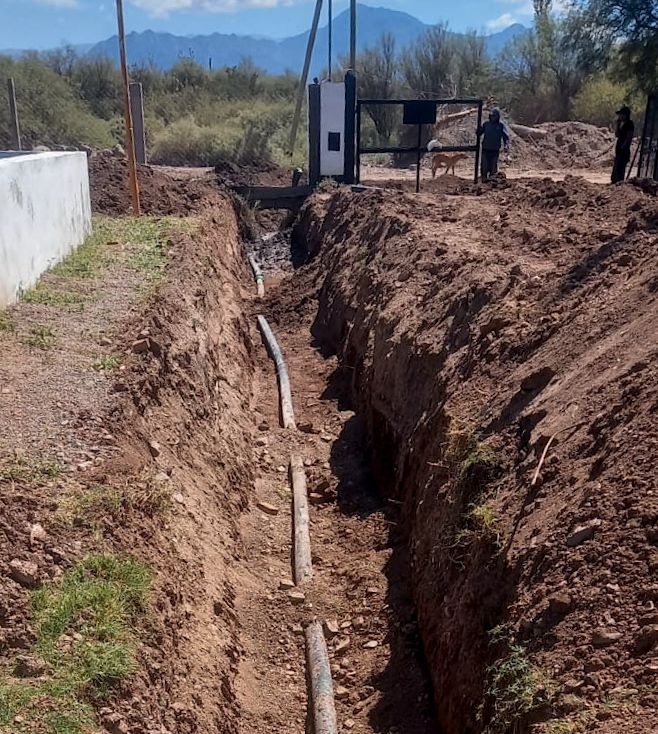 El gobierno provincial finalizo los trabajos de mejora en el servicio de agua en Jagüe