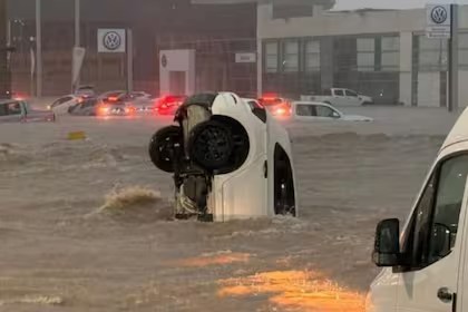 Terrible temporal en Bahía Blanca: Una Ciudad sumergida bajo el agua.