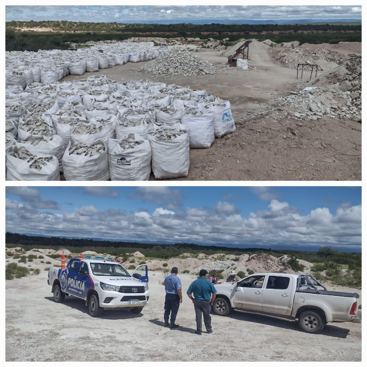 Detectan extracción ilegal de minerales en el Departamento Independencia.