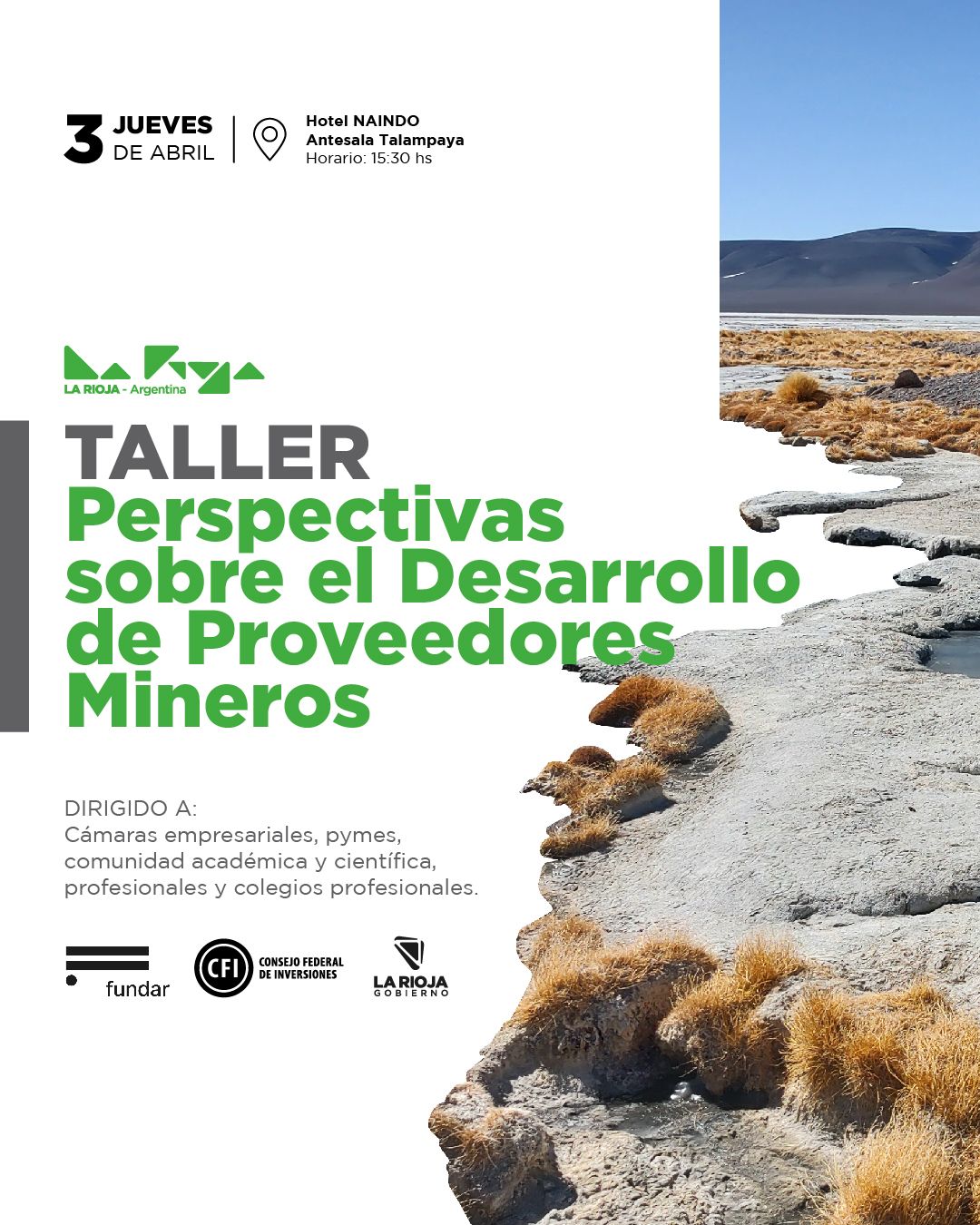 Invitan a participar del taller 