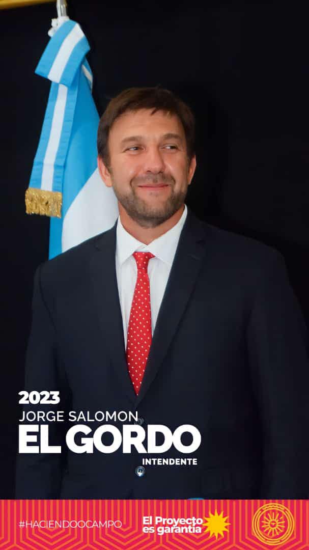 Rumbo al 7M.  Jorge Salomón se presentará como intendente