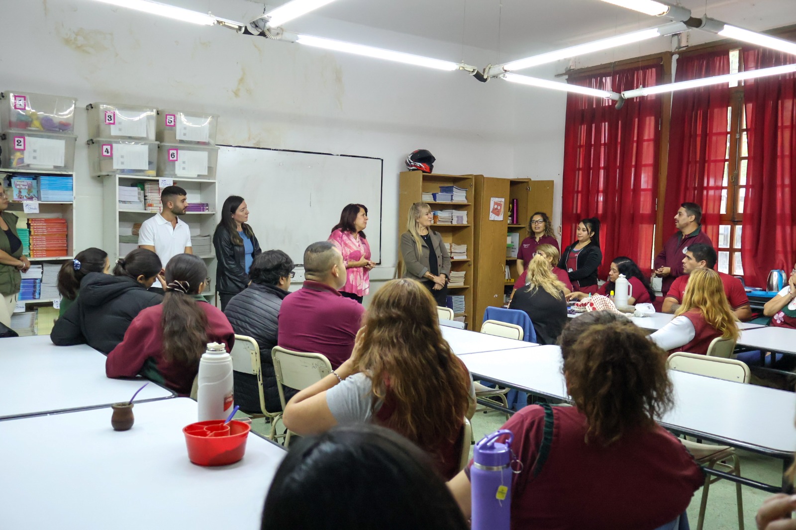 La Viceintendente invito a empleados municipales a las jornadas “El Autocuidado como cimiento para una Educacion de Calidad”