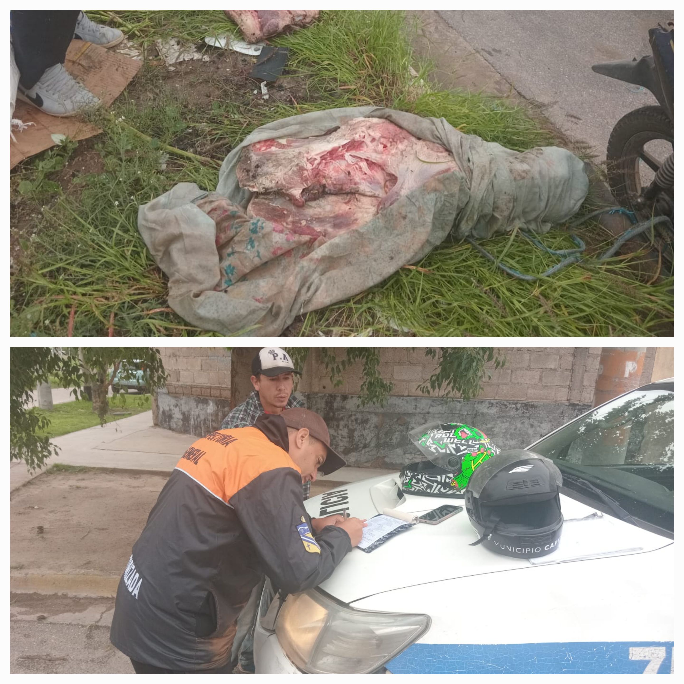 Inconcebible. Vecinos inescrupulosos arrojaron hasta carne en mal estado en boulevares.