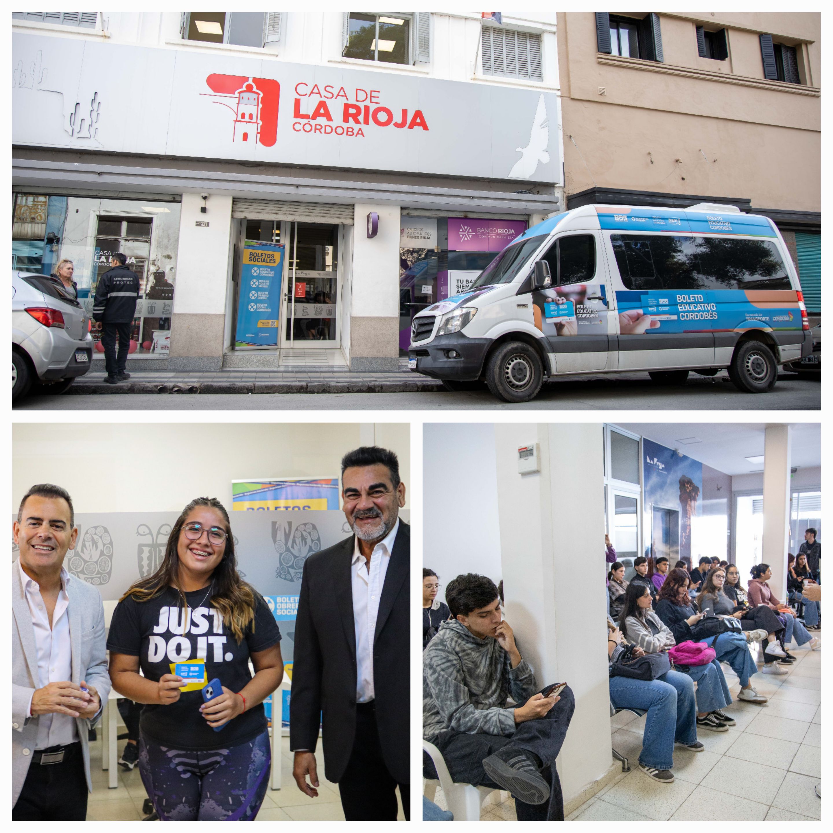 Estudiantes riojanos acceden al Boleto Educativo Cordobés 