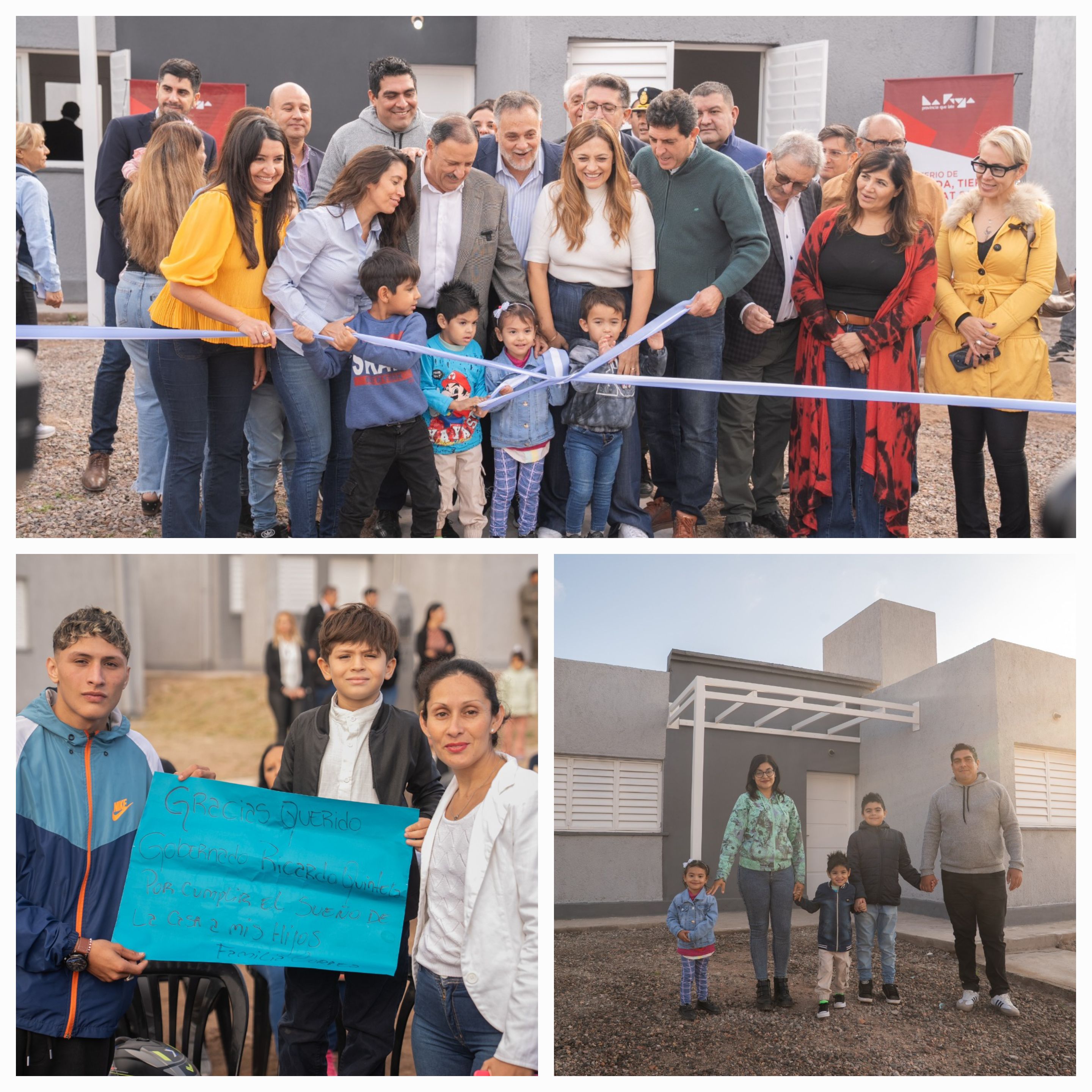 Quintela reafirmó su compromiso con la política habitacional en la entrega de 102 viviendas en Capital.