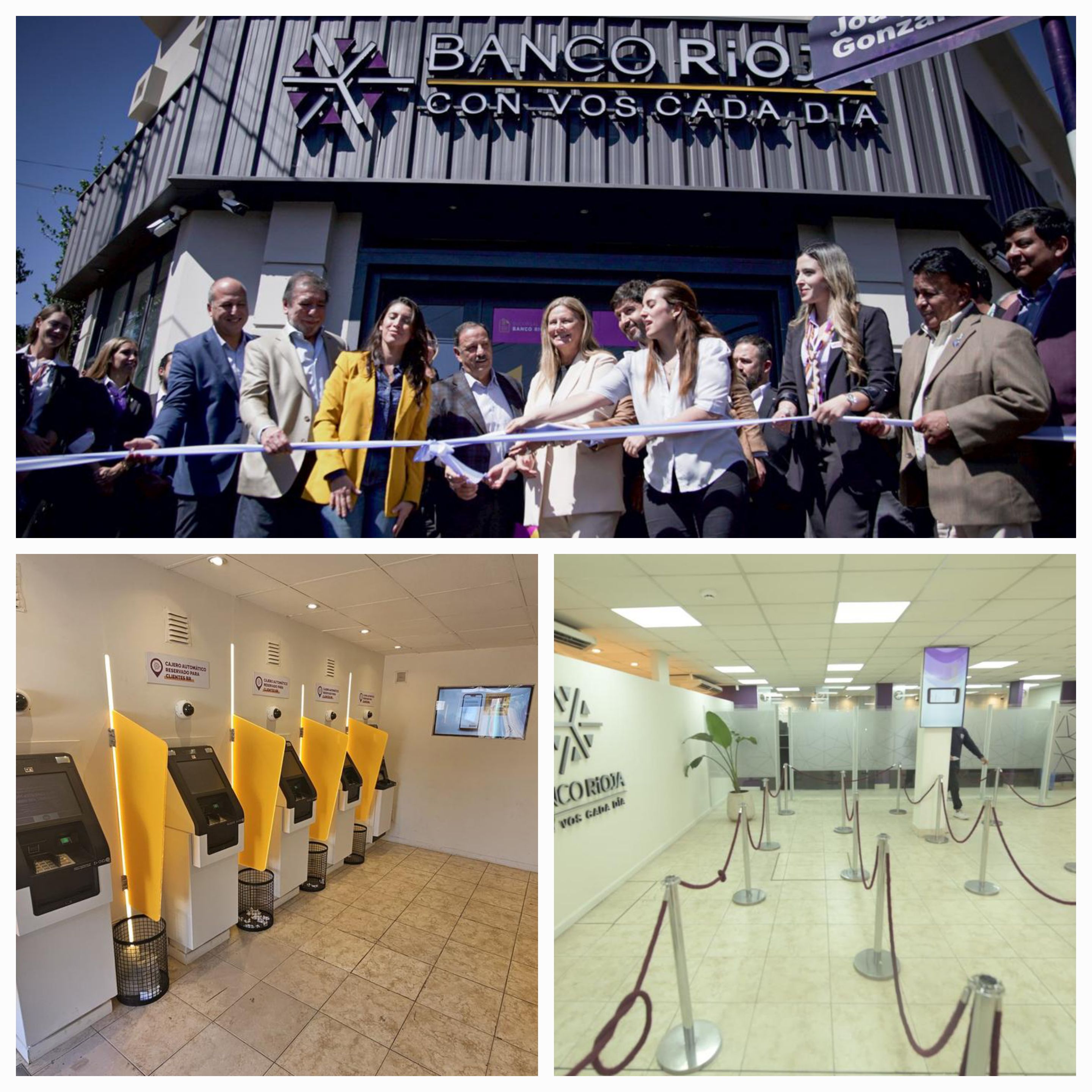 Banco Rioja reinauguró su sucursal en Aimogasta con más tecnología, servicios y cercanía comunitaria.