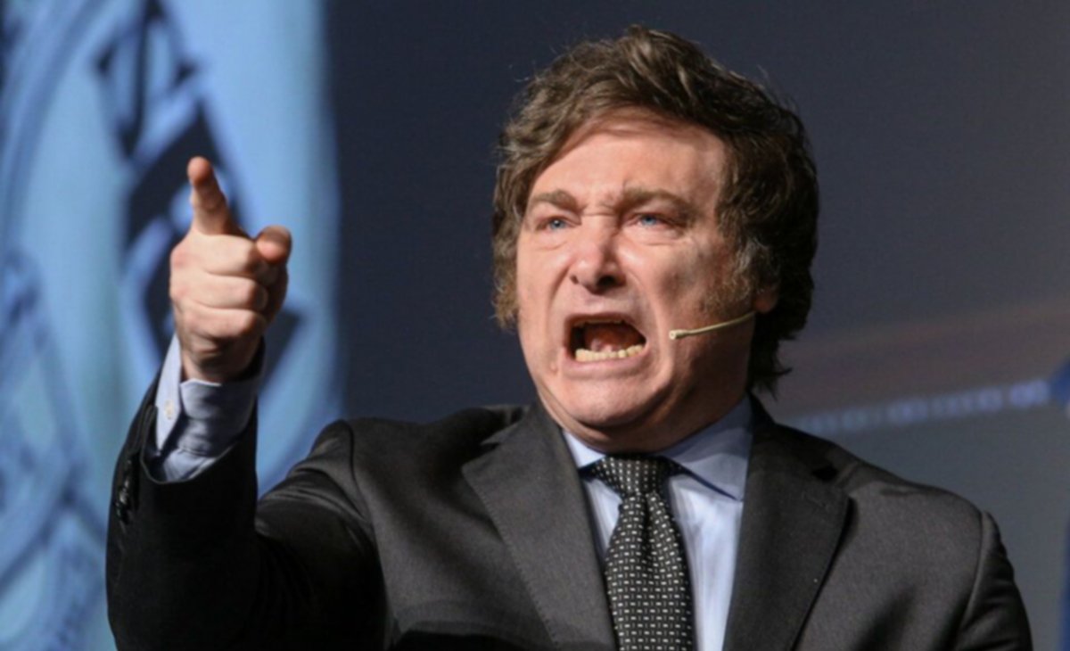 Que te pasa Milei estas nervioso?. Una vez más el presidente se despachó en contra de la prensa.