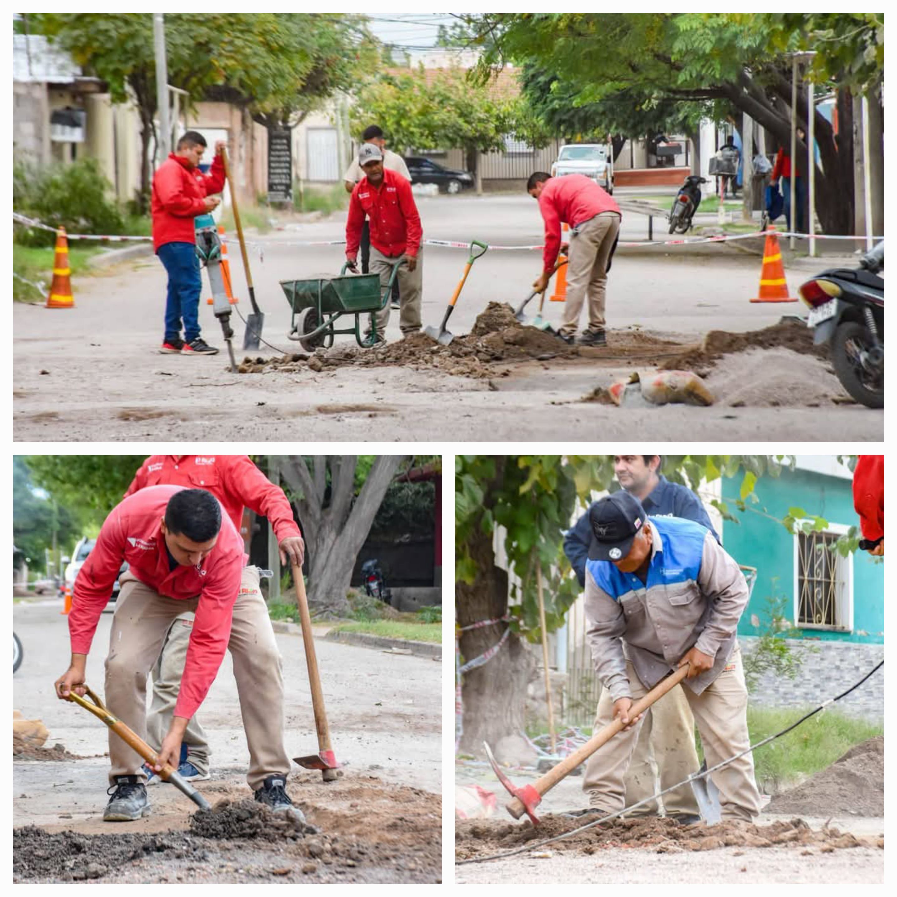 Equipos operativos del Municipio de la Capital trabajan en la zona Este de la Ciudad.