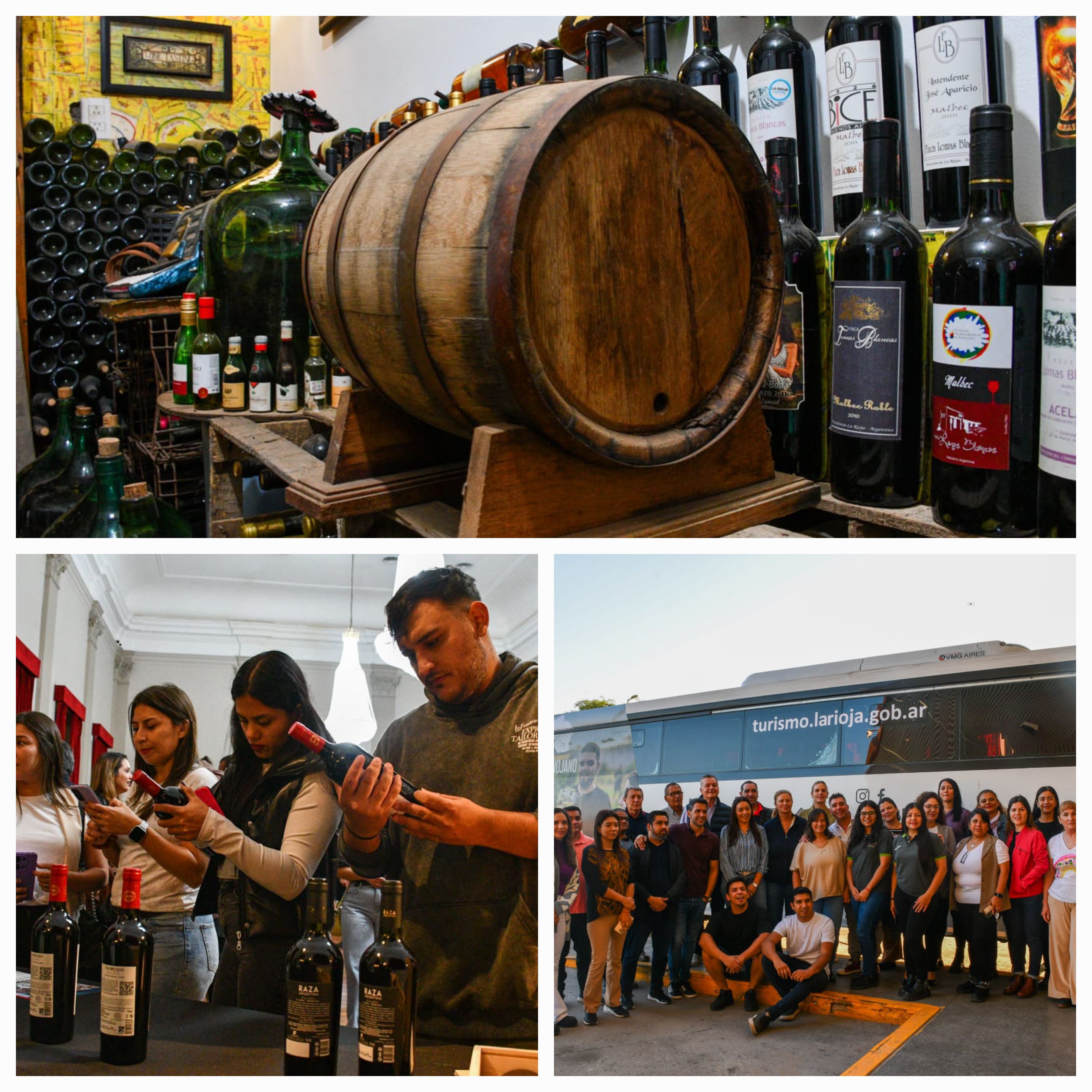 La Ruta del Vino Riojano marcó el camino turístico del fin de semana largo en la Provincia.