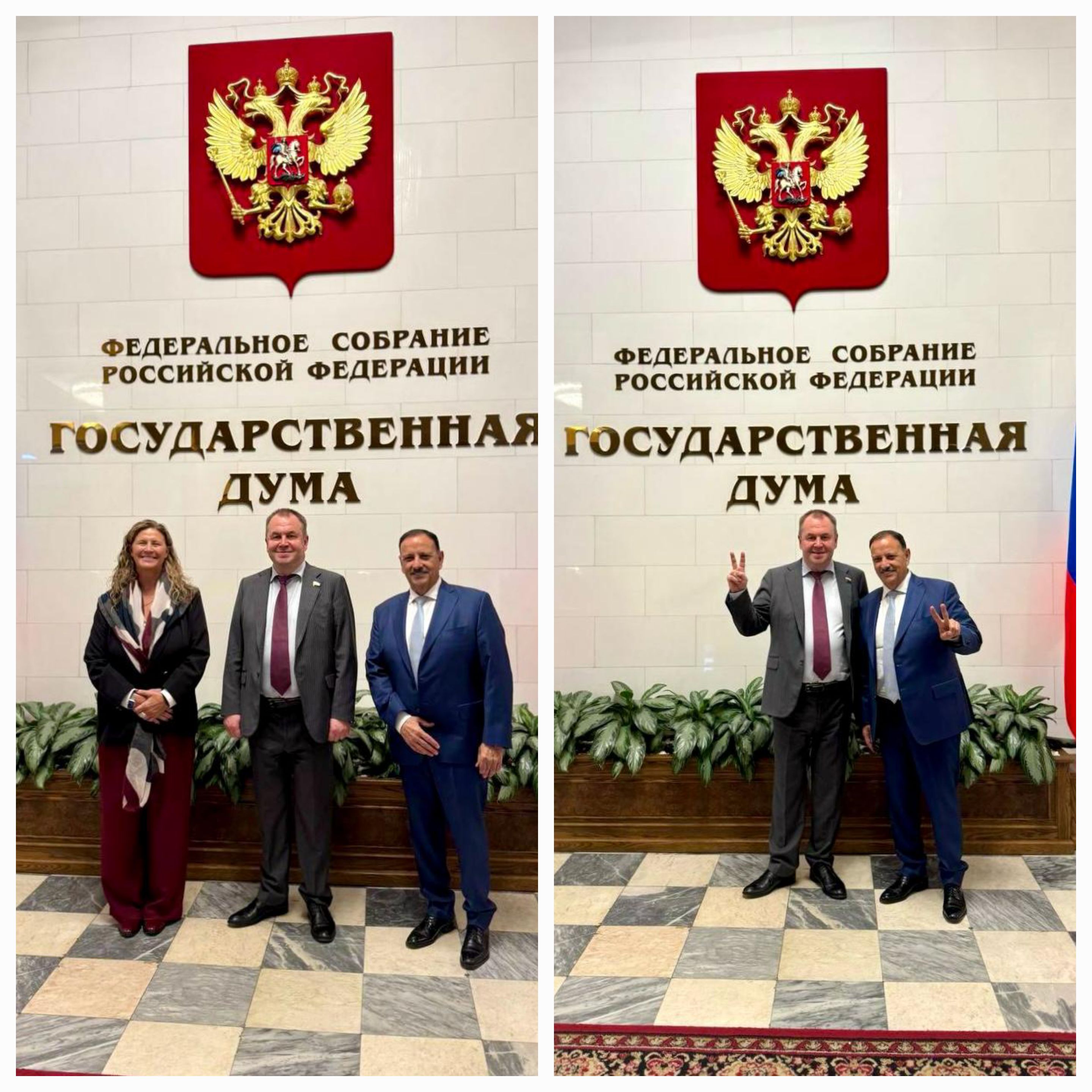 En su gira internacional, Quintela mantuvo un encuentro con líderes políticos de Rusia.