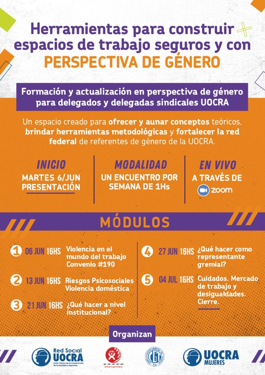 UOCRA impulsa una serie de capacitaciones para trabajadores y delegados