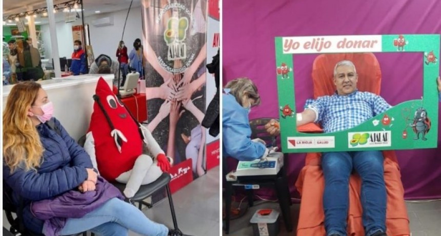 Se concretó en AJALaR la tercera campaña de donación de sangre