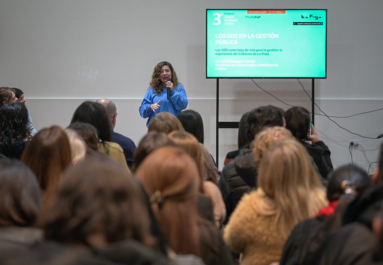 Se disertó sobre la experiencia del Gobierno de La Rioja en relación al trabajo con los Objetivos de Desarrollo Sostenible de la agenda 2030