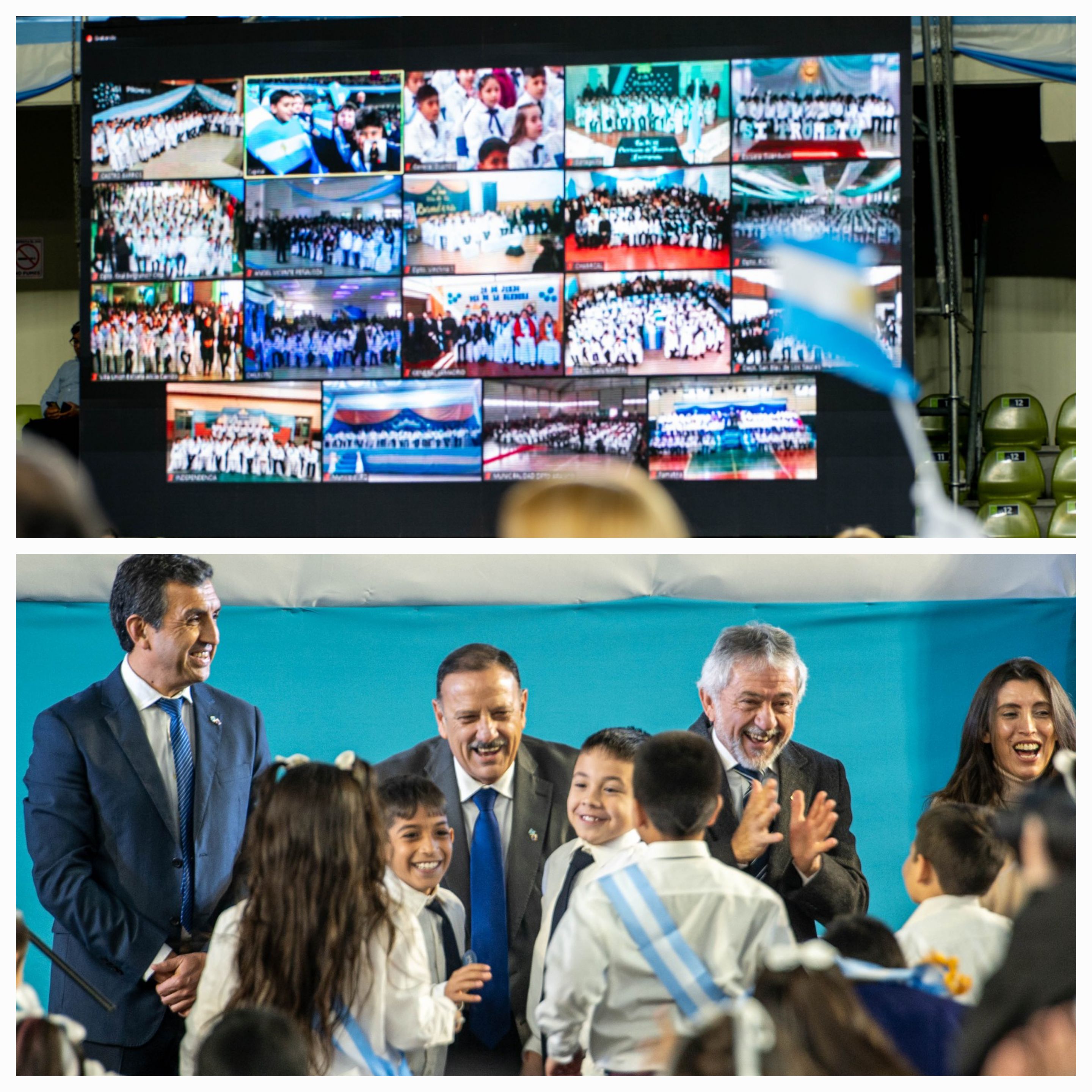 Más de 6.800 estudiantes de 4° grado de toda la provincia prometieron lealtad a la Bandera.