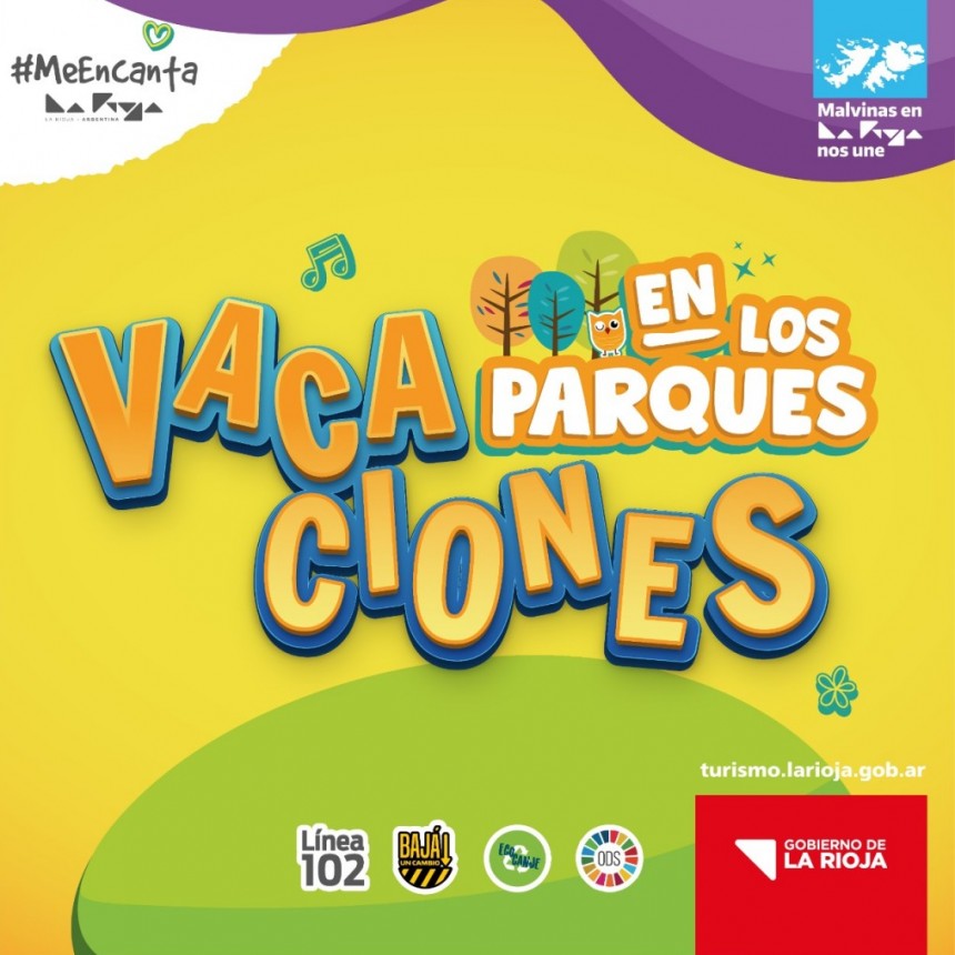 El Gobierno de la Provincia presenta “Vacaciones en los parques”