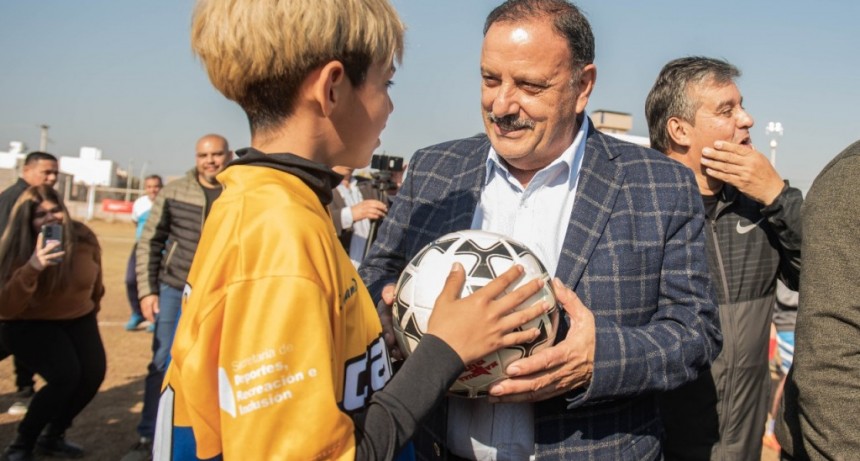 El gobernador encabezó el Lanzamiento de los  Juegos Nacionales Evita en su instancia provincial