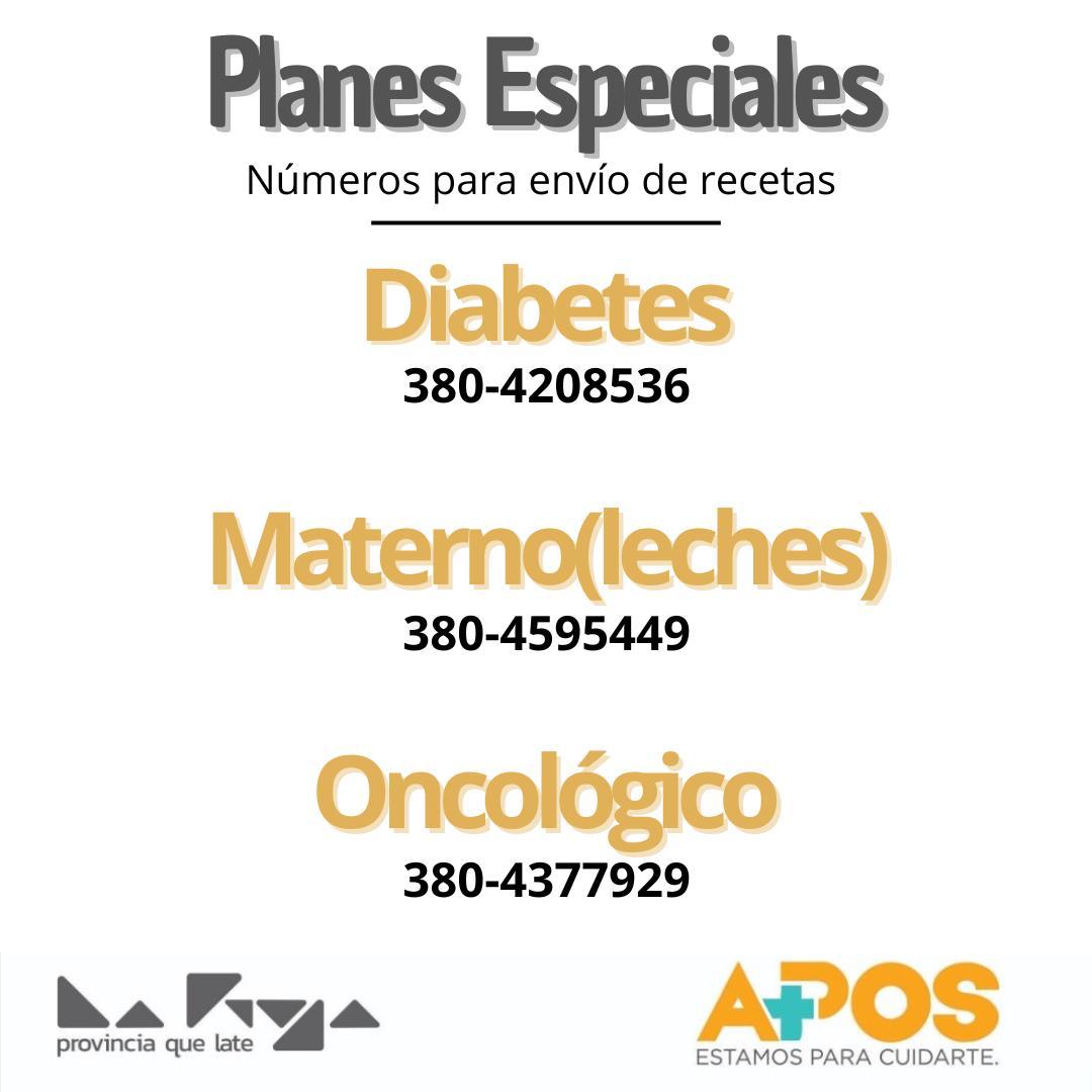 Planes Especiales: Condiciones para entrega de medicamentos .