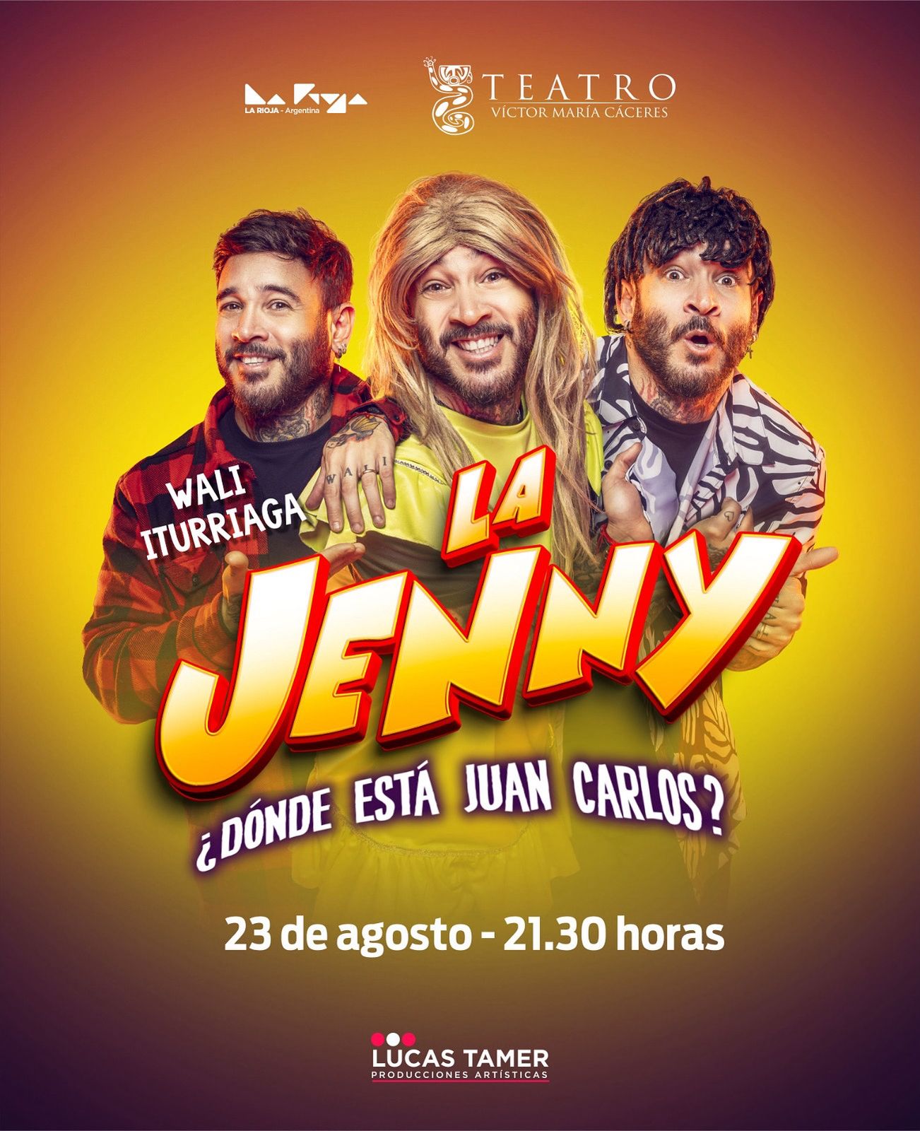 Llega al Teatro Provincial la Yenny ¿donde está Juan Carlos?
