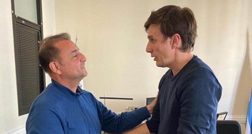 Reunión con viceintendente Galván. El Diputado Garcia Moritan llegara a La Rioja.