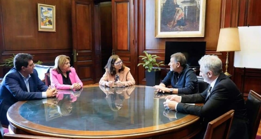 El Ministro de Producción y Ambiente  Fernando Rejal se reunió con autoridades del Banco Nación