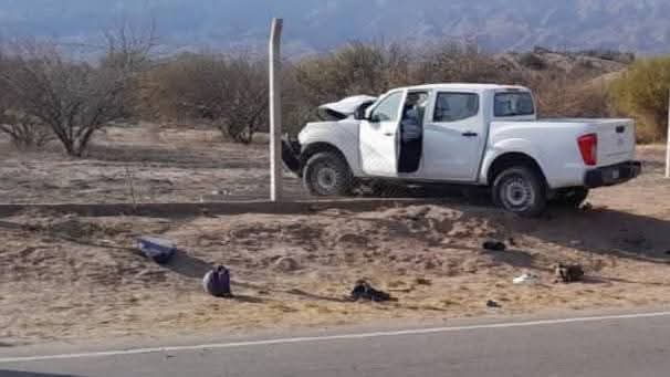Lamentable.Tragedia en la ruta nacional 40 en San Blas de Los Sauces 2 jovenes pierden la vida