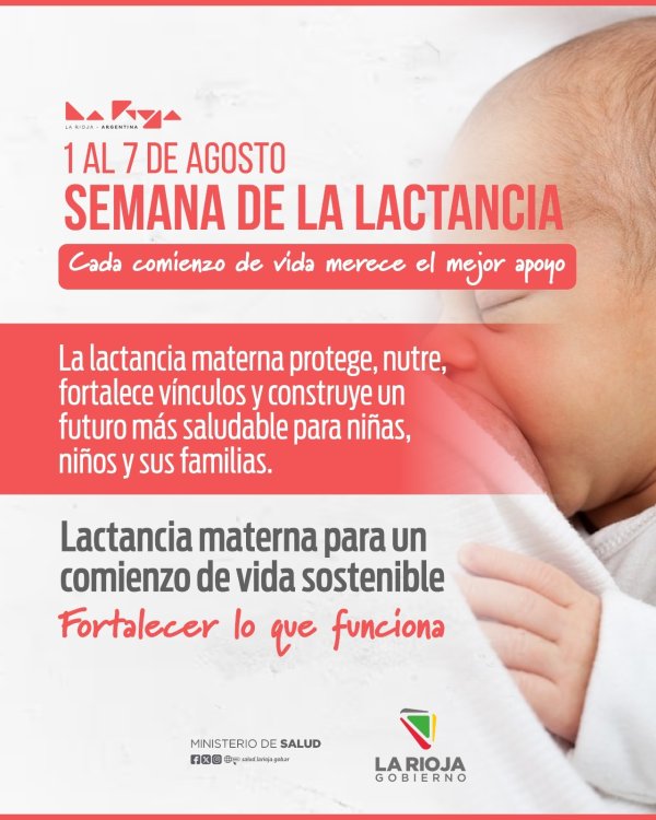 La Rioja fortalece el acompa&ntilde;amiento a las familias con una agenda provincial para promover la lactancia materna 
