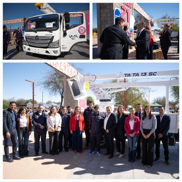 La Provincia fortalece al Municipio de Chamical con nuevos veh&iacute;culos y equipamiento tecnol&oacute;gico 
