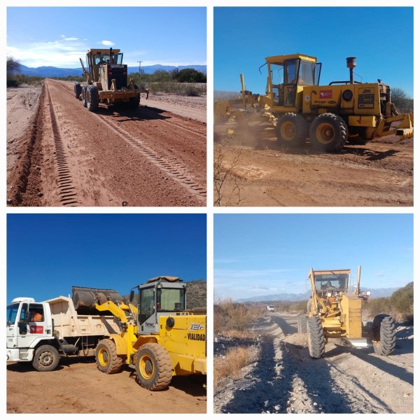 Vialidad Provincial sostiene el mantenimiento y recuperaci&oacute;n de caminos en todo el territorio riojano