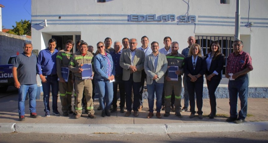 En Olta y San Blas Más de 20 trabajadores de Edelar recibieron su pase a planta permanente