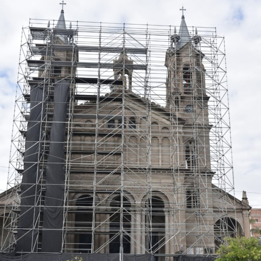Avanza a buen ritmo la obra de restauración de la Iglesia Catedral
