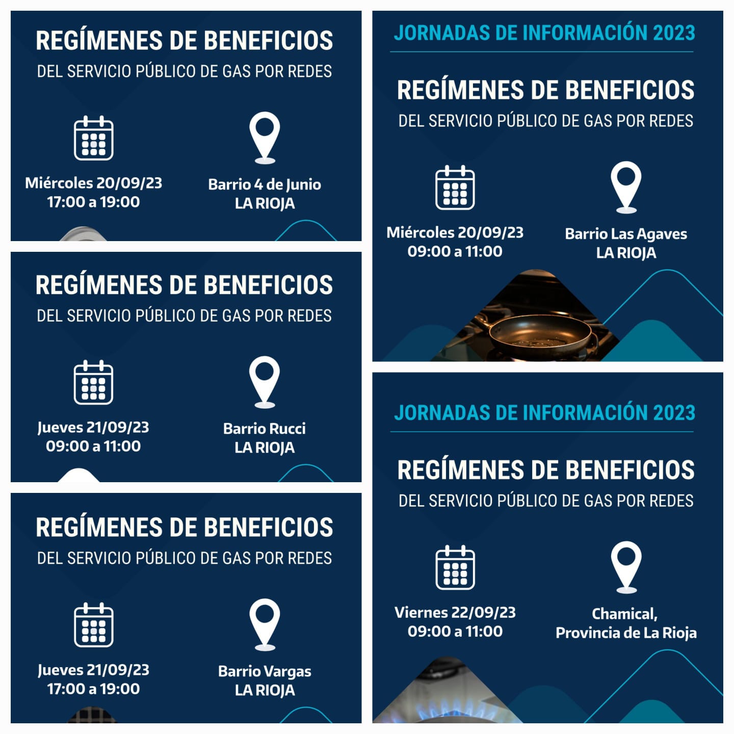 Elargas y Enargas llegan a los barrios riojanos para informar a vecinos y vecinas sobre beneficios tarifarios
