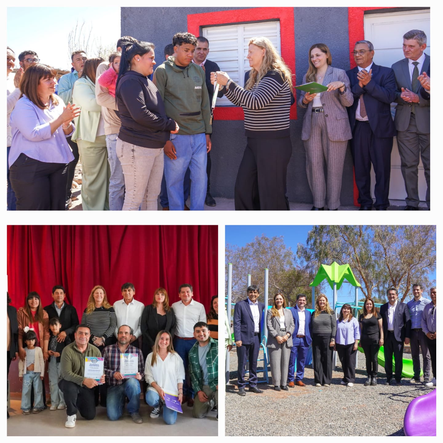 Pedrali en el aniversario de Villa Unión: viviendas, créditos y nuevas obras para acompañar a las familias riojanas