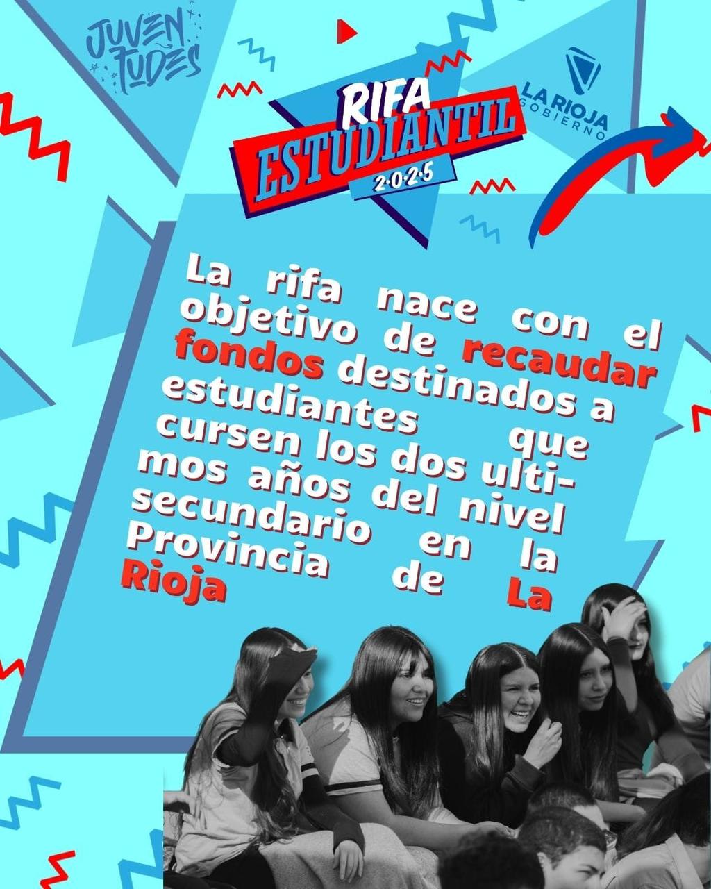 Juventudes lanza la Rifa Estudiantil 2025: más oportunidades para que los jóvenes financien sus proyectos
