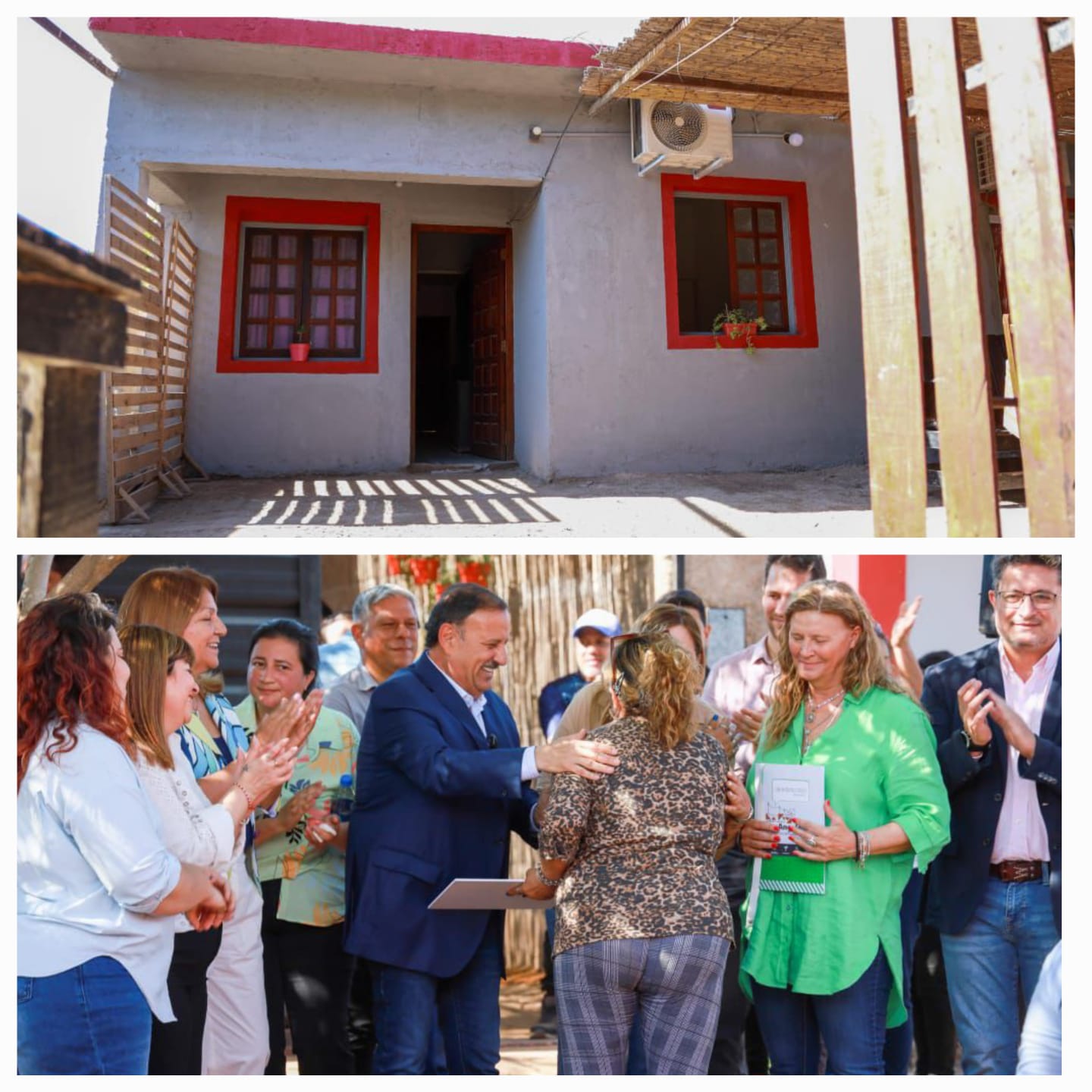 Ricardo Quintela entregó 63 mejoramientos habitacionales del Plan  Angelelli a familias afectadas por el temporal