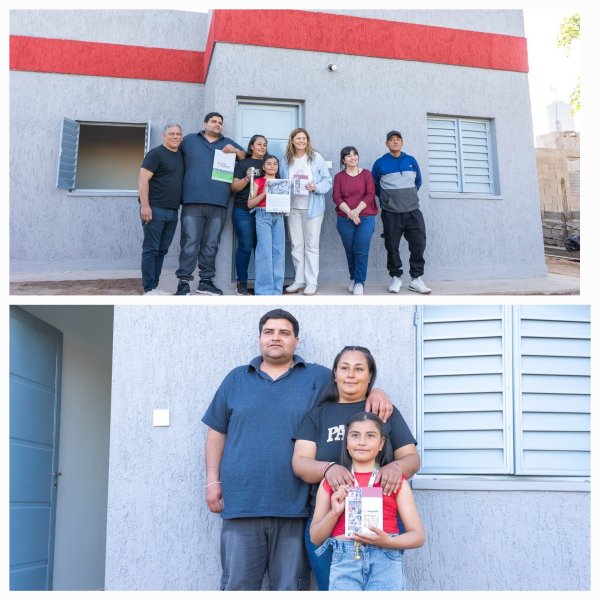 La Provincia entreg&oacute; una nueva vivienda del Plan Angelelli a una familia del barrio Santa B&aacute;rbara