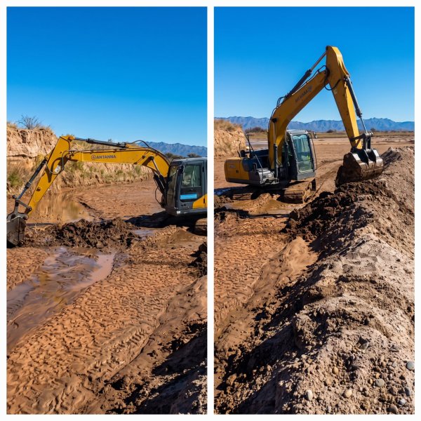 El Gobierno acondiciona el r&iacute;o Bermejo para proteger Villa Castelli y mejorar el abastecimiento de los canales de riego