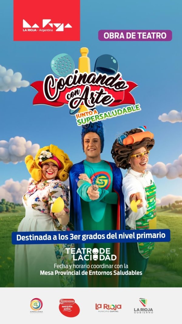 El Gobierno provincial acerca el teatro a las escuelas para promover h&aacute;bitos saludables desde la infancia 