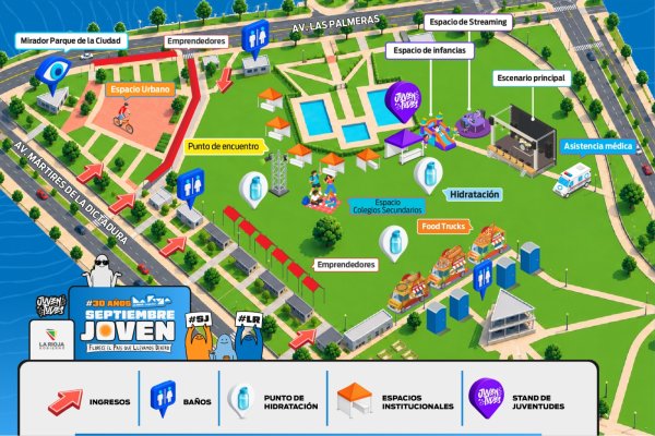 Septiembre Joven: todo lo que hay que saber sobre los espacios, ingresos y servicios dentro del Parque de la Ciudad 