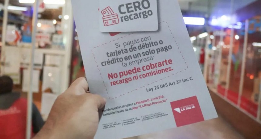 Se puso en marcha la  campaña “Cero Recargo”