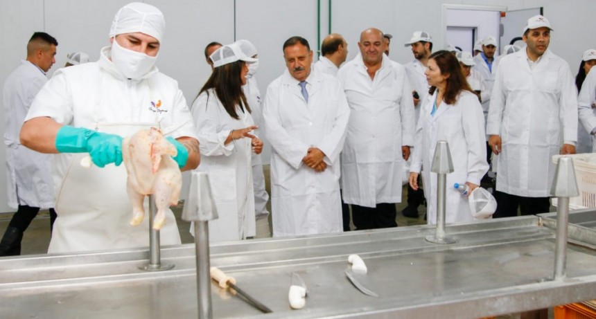 El gobernador Ricardo Quintela inauguró nueva planta de faena en Malligasta