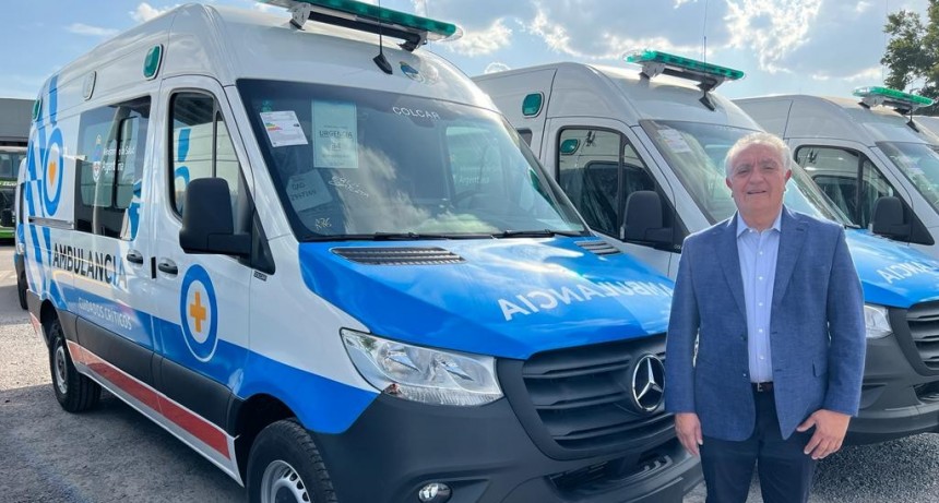 La Rioja recibio del Gobierno Nacional 8 ambulancias