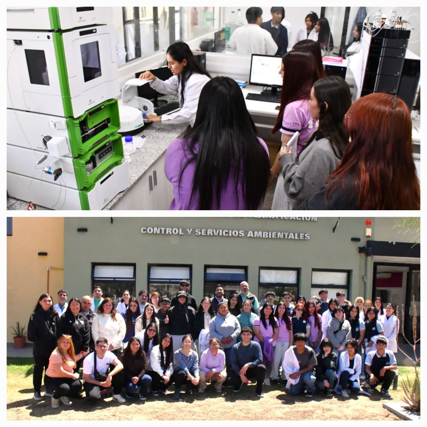 La Provincia impulsa la formación científica de estudiantes en el Instituto de Servicios Ambientales. 